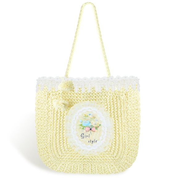 Tote Bag, Beach Bag, Tassel Large Capacity Shoulder Bag, Bohemian :v - Picture 2 of 6